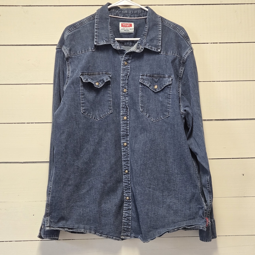 Wrangler Classic Denim Shirt - Blue